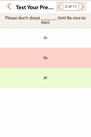 Test Your Prepositions screenshot 4