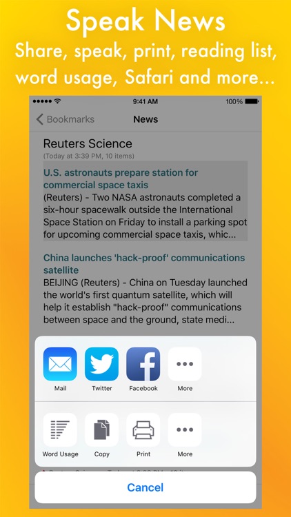 Speak News - RSS news reader screenshot-4