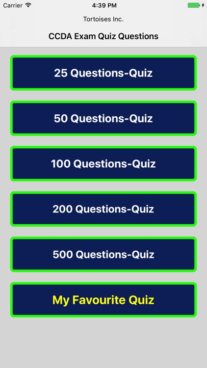 CCDA Exam Quiz