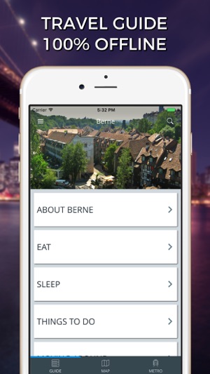 Berne Travel Guide with Offline Street Map(圖1)-速報App