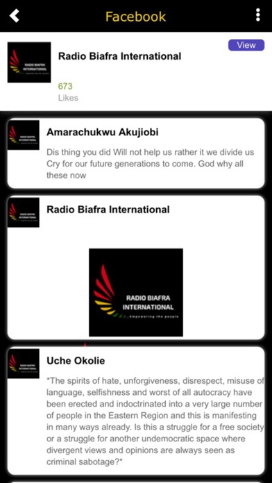 RadioBiafraInt. screenshot 3