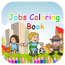 Jobs Coloring Book For Kids