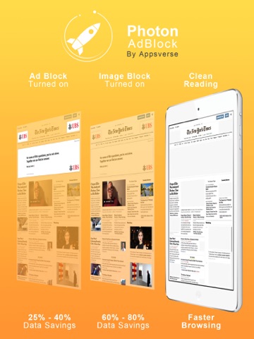 Photon Ad Blocker for Private Secret Browser App - náhled