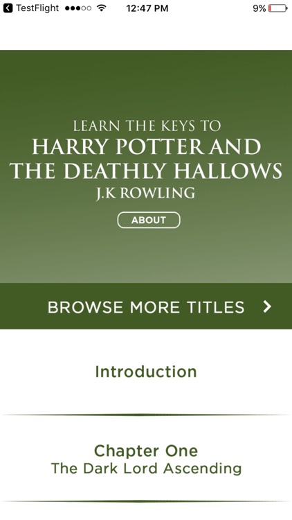 Summary For Harry Potter And The Deathly Hallows