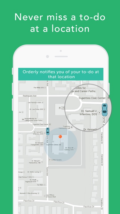 Orderly - To-do Lists, Location Based Reminders