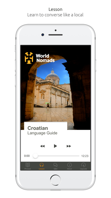 How to cancel & delete Croatian Language Guide & Audio - World Nomads from iphone & ipad 3