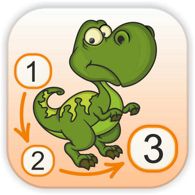 ‎Dinosaurs - Connect the Dots and Add Colors - Free on the Mac App Store