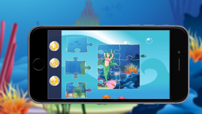 Game For Kids : Mermaid Princess Puzzle Jigsaw(圖3)-速報App