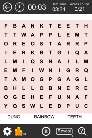 Word Search Pro words finder Puzzle screenshot 4