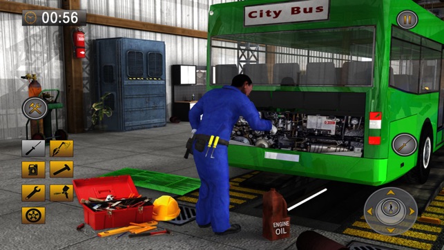 真正的汽车机械师模拟器3D修复车间 - Bus Mechanic Simulat