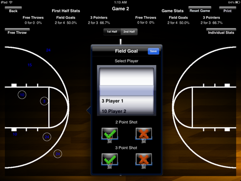 Shot Chart screenshot 2