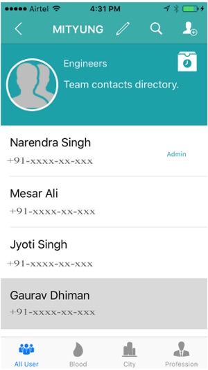 XERUNG-Contacts Directory