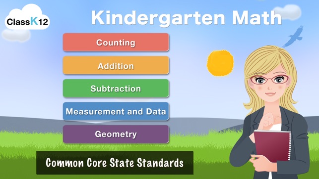 Kindergarten Kids Math Game: Count, Add,