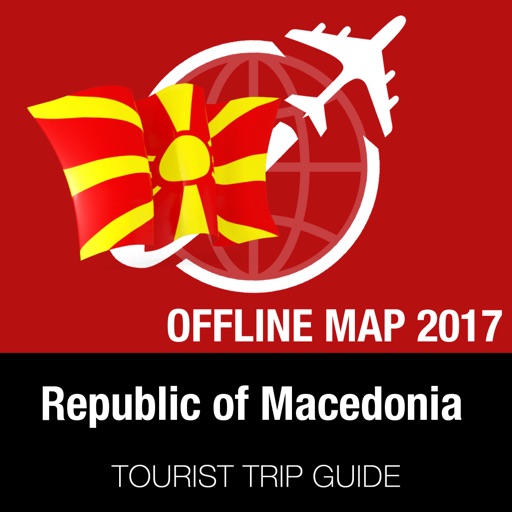 Republic of Macedonia Tourist Guide + Offline Map icon