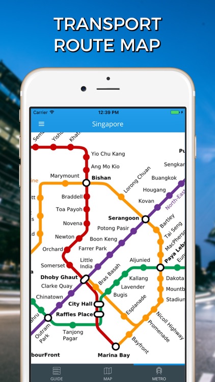 Singapore Travel Guide with Offline Street Map screenshot-4