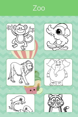 Animal, zoo coloring book: Learn to color for kids screenshot 3