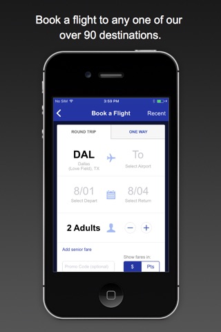 Southwest Airlines screenshot 2