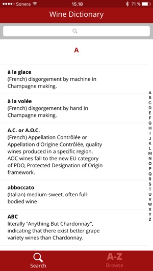 Wine Dictionary