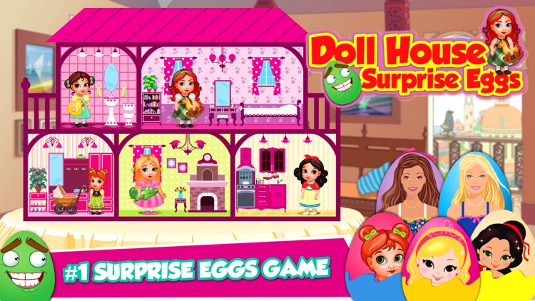 Kinder Surprise Eggs to Open Dream Doll House