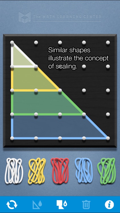 Geoboard, by The Math Learning Center