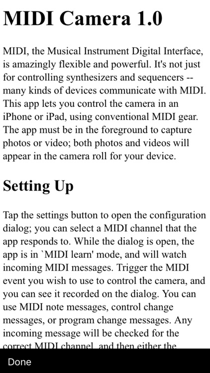 MIDI Camera screenshot-3