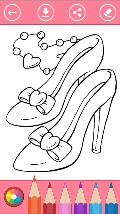 Coloring Pages for Girls, Coloring Book for Kids screenshot-3