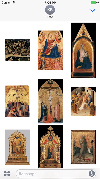 Fra Angelico Artworks Stickers