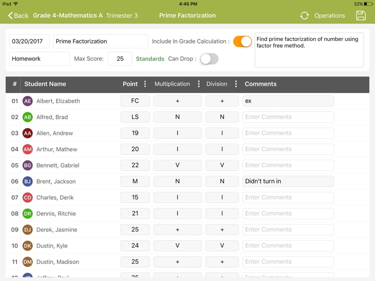 SchoolSpeak Gradebook