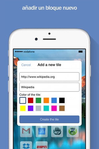 Symbaloo screenshot 3