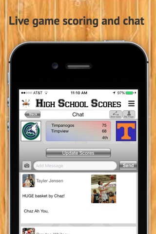 High School Scores screenshot 2