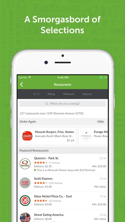 EatStreet Food Delivery & Take Out App