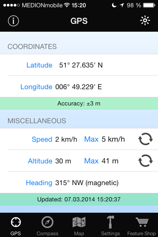 GPS & Maps: Track Coordinates, Compass + Waypoints - náhled