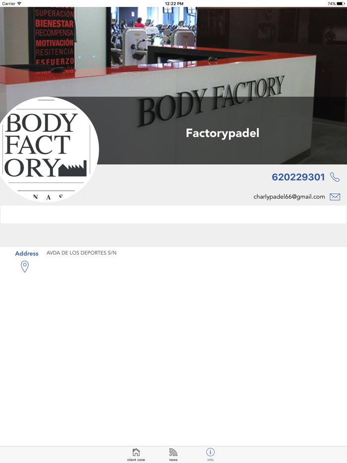 BODY FACTORY PADEL