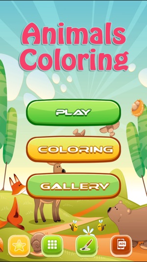 Animals Coloring : Draw, Paint for Kids(圖1)-速報App