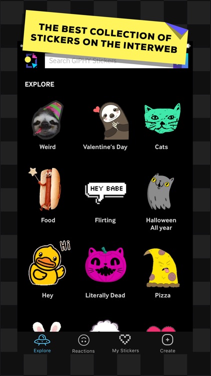 GIPHY Stickers. The Animated Sticker & Emoji App