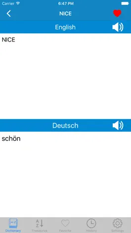 Game screenshot German to English & English to German Dictionary hack