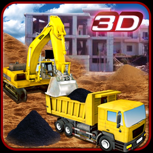 City Construction Truck Driver 3D - Town Builder