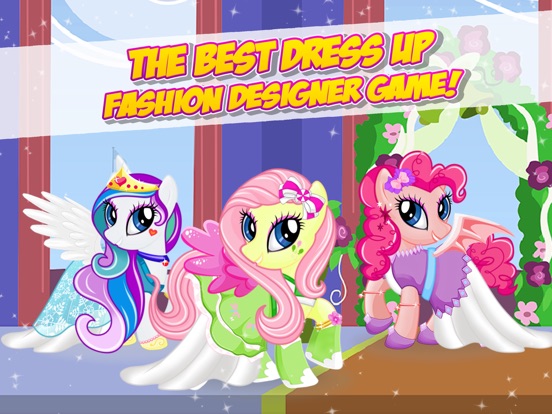 Pony Dress Up and Salon Games for Little Girls на iPad