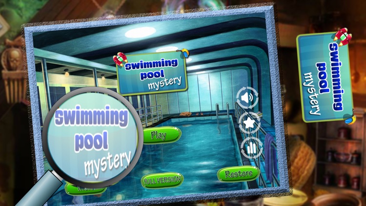 Swimming Pool Mystery Search Hidden Objects Game