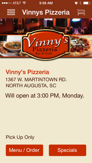 How to cancel & delete Vinnys Pizzeria from iphone & ipad 1