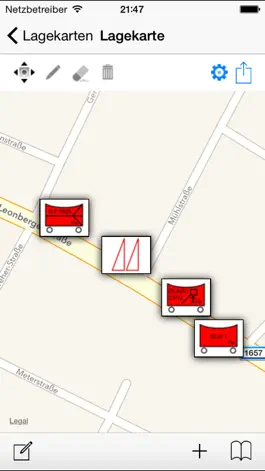 Game screenshot Mobile-Lagekarte for iPhone apk