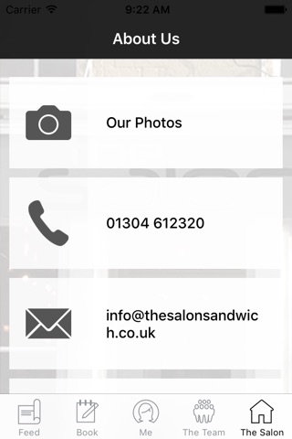 The Salon at Sandwich screenshot 3