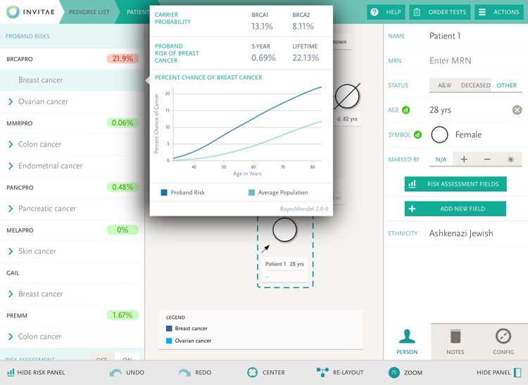 Invitae Family History Tool