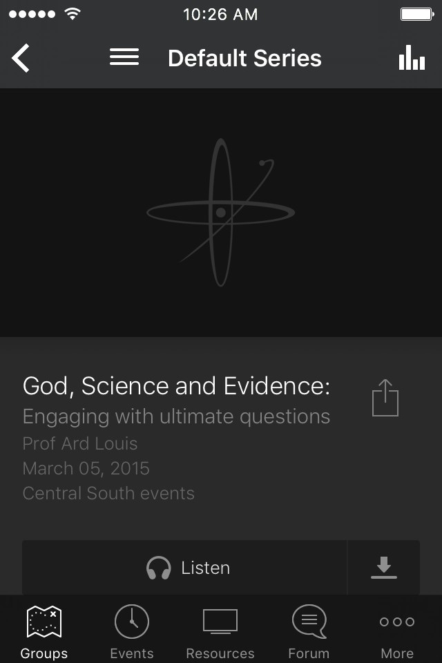 Christians in Science screenshot 2