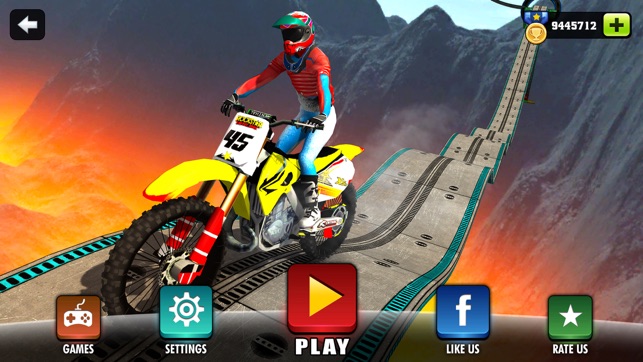 Motorbike Driving Simulator - impossible Tracks 3D(圖1)-速報App