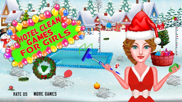 Hotel Cleaning Games for Girls Christmas Game