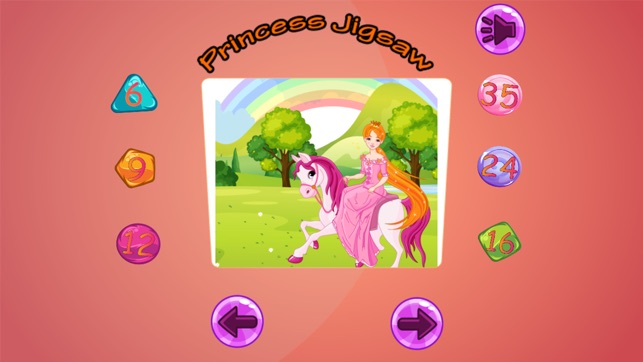 Cute Princess Jigsaw Puzzle for Kids(圖2)-速報App