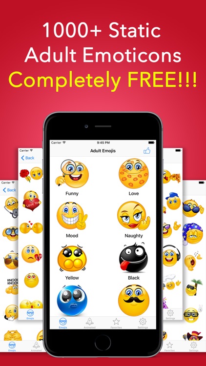 Adult Emoji Icons & Animated Emoticons for Texting