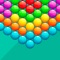 Enjoy your favorite game of marbles, in the style of Flap