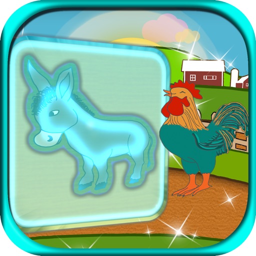 Wood Puzzle With Animals From The Farm iOS App